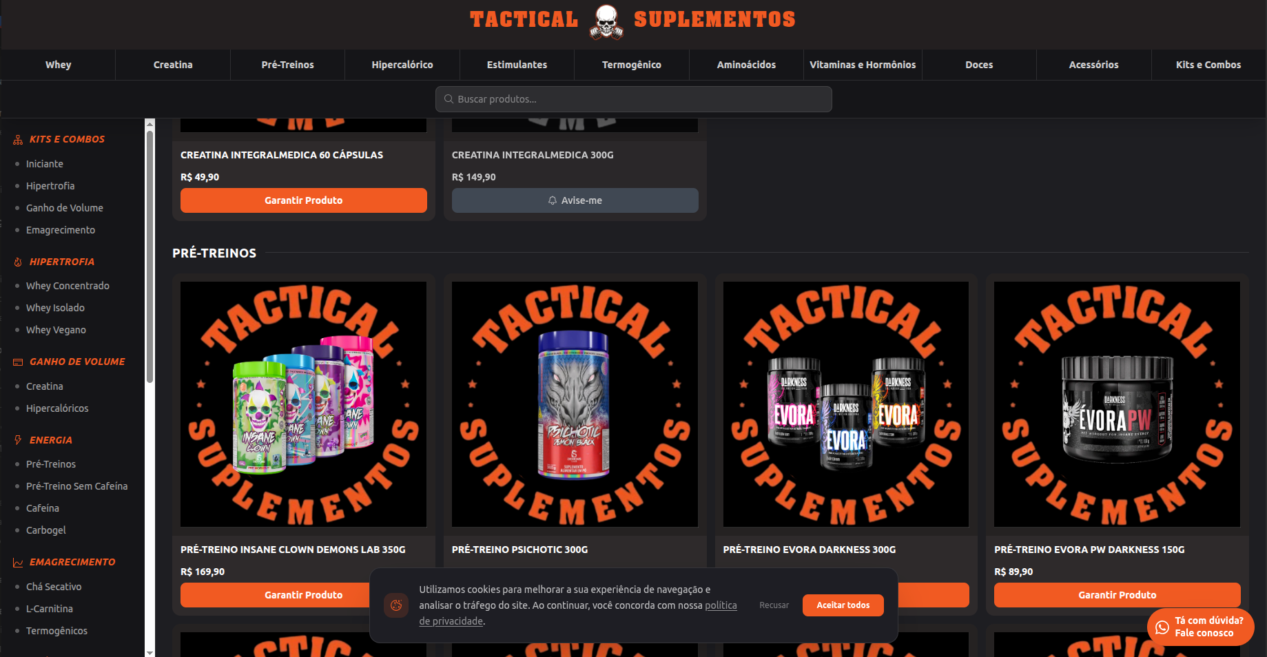 Tactical Suplementos